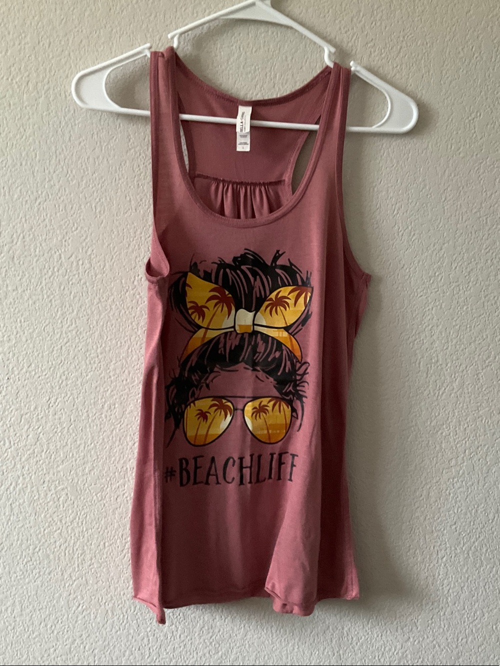 Bella Canvas Dusty Rose Racerback Tank